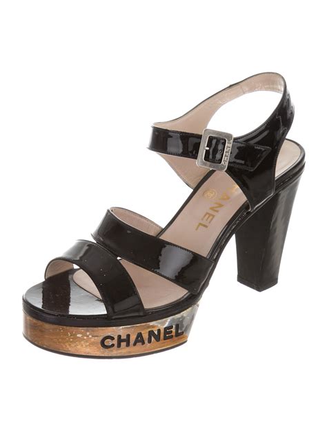 chanel platform sandels|chanel sandals official website.